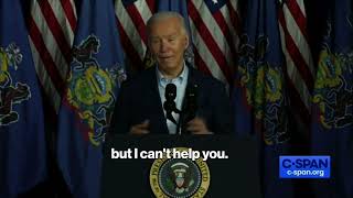 Biden Cruelly Mocks a Defeated Guy Drowning in Debt.🫣🫣🫣