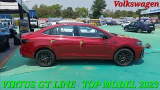 Volkswagen Virtus GT Top Model 2023 | 💯 performance car Detailed review.