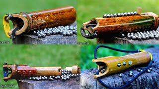 4 Unique Bamboo Slingshots