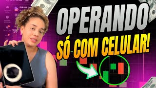 Operando Na Exnova Apenas com um Celular