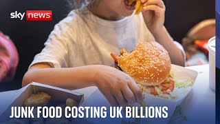 Unhealthy food costing UK more than £260bn a year, report says