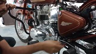 royal Enfield Standard engine buffing