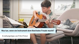 Was tun, wenn ein Instrument dem Kind keine Freude macht?