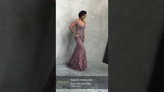 Off the Shoulder Beaded Pageant Dress | Terani Couture | 1913GL9586