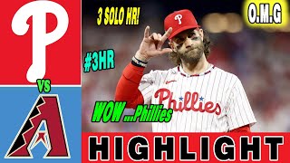 Phillies vs Diamondbacks NLCS Game 1 (Innings 1&2) Highlights October 16, 2023 | MLB Postseason 2023