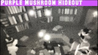 Purple Mushroom Hideout Drone Camera Footage ROBLOX town