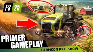 FARMING SIMULATOR 25 - PRIMER GAMEPLAY EN LA FARMCON