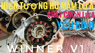 Sửa chữa WINNER V1 hú mâm lửa - hết bình - cháy mâm lửa - zalo 034.6669686