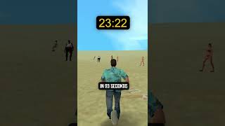 HOW FAST CAN YOU TOUCH SAND IN EVERY GTA 😨 #shorts #gta5