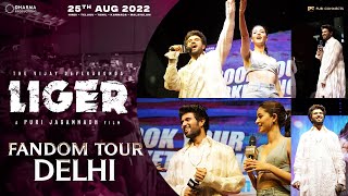 Liger Fandom Tour DELHI | Vijay Deverakonda, Ananya Panday | Puri Jagannadh | #LigerOnAug25th