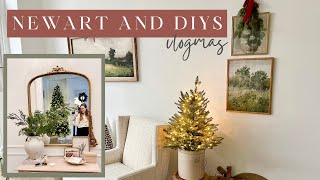 NEW ART PRINTS, DIY RECLAIMED STOOL, DIY CHRISTMAS DECOR //  VLOGMAS  |  EMMA COURTNEY