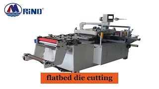 Self-adhesive flatbed die-cutting machine