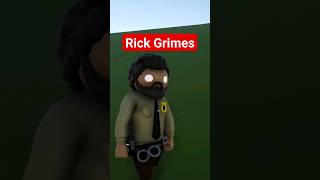 Rick Vs Shane in Gang Beasts🤔🤠 #gangbeasts #thewalkingdead #rickgrimes