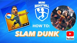 How to: 🔥Golden Dunks! Mini Basketball