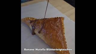 Airfryer Banane-Nutella Blätterteigtaschen