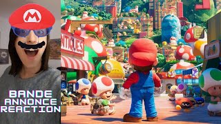 THE SUPER MARIO BROS. LE FILM - Official Trailer REACTION !!