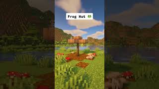 This Adorable Frog Habitat in Minecraft is so Easy! 🐸🏠#shorts