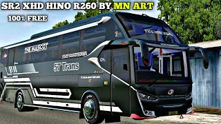 MOD BUSSID TERBARU || SR2 XHD HINO R260 TERBARU BY MN ART, Mod Free Tapi Kok Kaya Mod SALE $