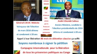 Les mauvais traitements des prisonniers politiques et d'opinion au Congo appel à leur libération