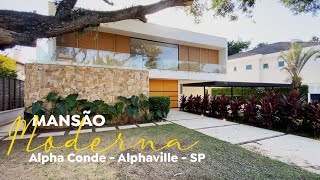 🔴 MARAVILHOSA CASA NO ALPHA CONDE - ALPHAVILLE  SUPER MODERNA COM LAZER COMPLETO À VENDA.