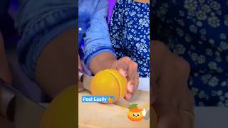 Viral Orange Peel Hack Part_02 #shorts #lifehacks #experiment