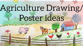 Agriculture drawings/poster ideas for primary students | #drawingideas #agriculturelife #jayandjezz