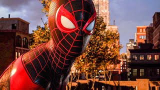 SPIDER MAN 2 PS5 Miles Chasing Black Cat Scene (SPIDER MAN 2 PS5)