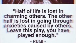 Half of life  is lost in charming others, the other half…