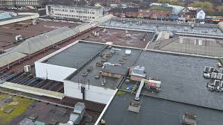 Bootle Strand Regeneration Progression - Roof March 1, 2024 Before Work Begins - EFP Drone Footage