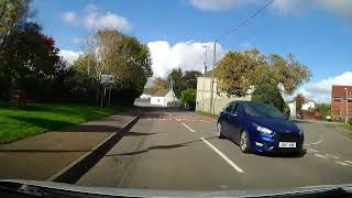 Dash Cam Journey from Llantarnam To Ponthir, October 2024