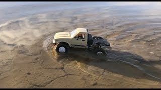 WPL C14 with four wheel steering, rock crawling and mud bogging with dual N30 motors