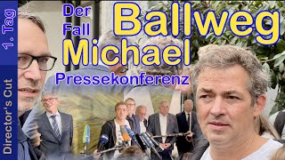 Die ungeschnittene Pressekonferenz nach dem ersten Verhandlungstag im Fall Michael Ballweg