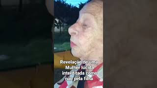 Minha mãe tá abrindo o coração de sua vida.