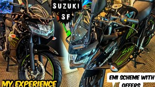 Suzuki Gixxer sf 155cc  Emi scheme details| my short ride Fun 😌