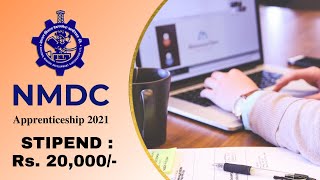 NMDC Apprenticeship 2021 | Stipend Rs.20,000 | No Fee | Direct Selection | Civil Engineering Jobs