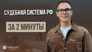 СУДЕБНАЯ СИСТЕМА РФ. Как за 2 минуты выучить всю судебную систему РФ?