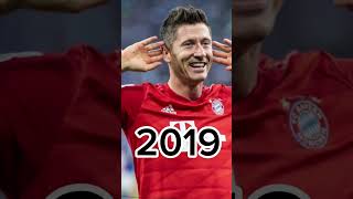 Lewandowski over the years #football #lewandowski #dortmund#bayern#barcelona