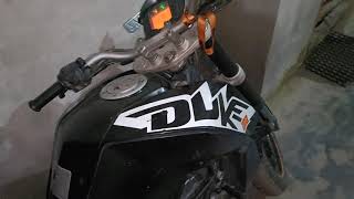 How to change air filter of ktm duke...low mileage .low pickup..overheat #ktm#duke#motorcycle #biker