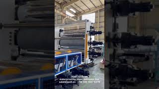 TPO waterproofing geomembrane extrusion line salat@jwell.cn