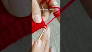 🍓 Crochet Strawberry Coaster Tutorial on YouTube step by step  #shorts #crochet