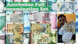 Azerbaijan Full Denomination Set #banknotes #currency #notes #numismatics #coins #candc