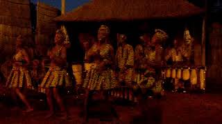 Dancers in Victoria Falls, Zimbabwe