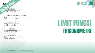 Limit Fungsi Trigonometri | Kelas XII