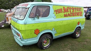 "THE MYSTERY MACHINE" 1970 CUSTOM CHEVY VAN with Clarence.