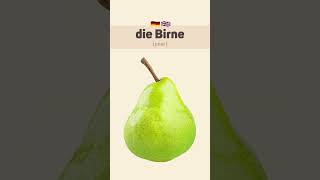 Learn German Vocabulary 🍍 Fruits in German 🍏 das Obst