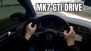 2016 Volkswagen GTI POV Test Drive | Modded MK7