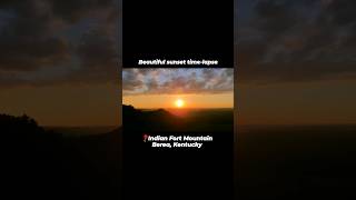 Sunset Time-lapse From Indian Fort Mountain 👀 #Sunset #Timelapse #WatchThis