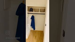 Entryway Closet Organization: Before and After