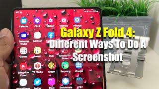 Galaxy Z Fold 4: Different Ways To Do A Screenshots