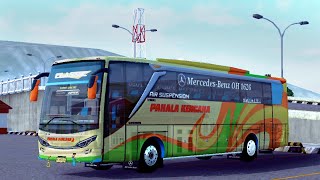 MOD BUSSID TERBARU FULL ANIM JB3+ HD SINGLE GLASS LIVERY BUS PAHALA KENCANA